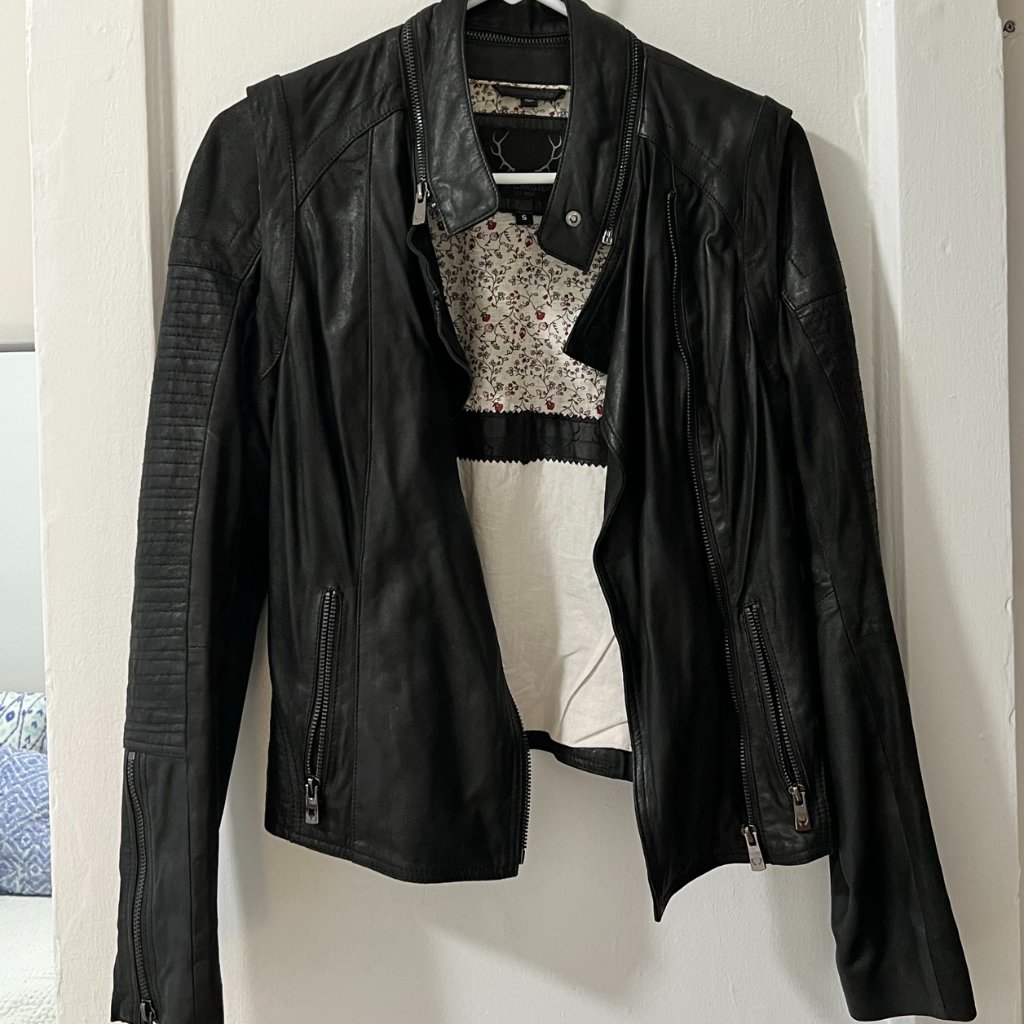 Bod & Christensen Black Leather Jacket S